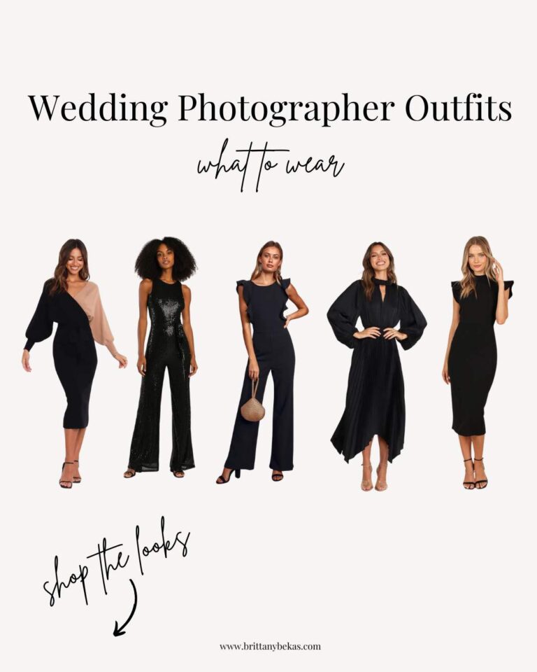 Wedding Photographer Outfits | What to Wear as a Wedding Photographer