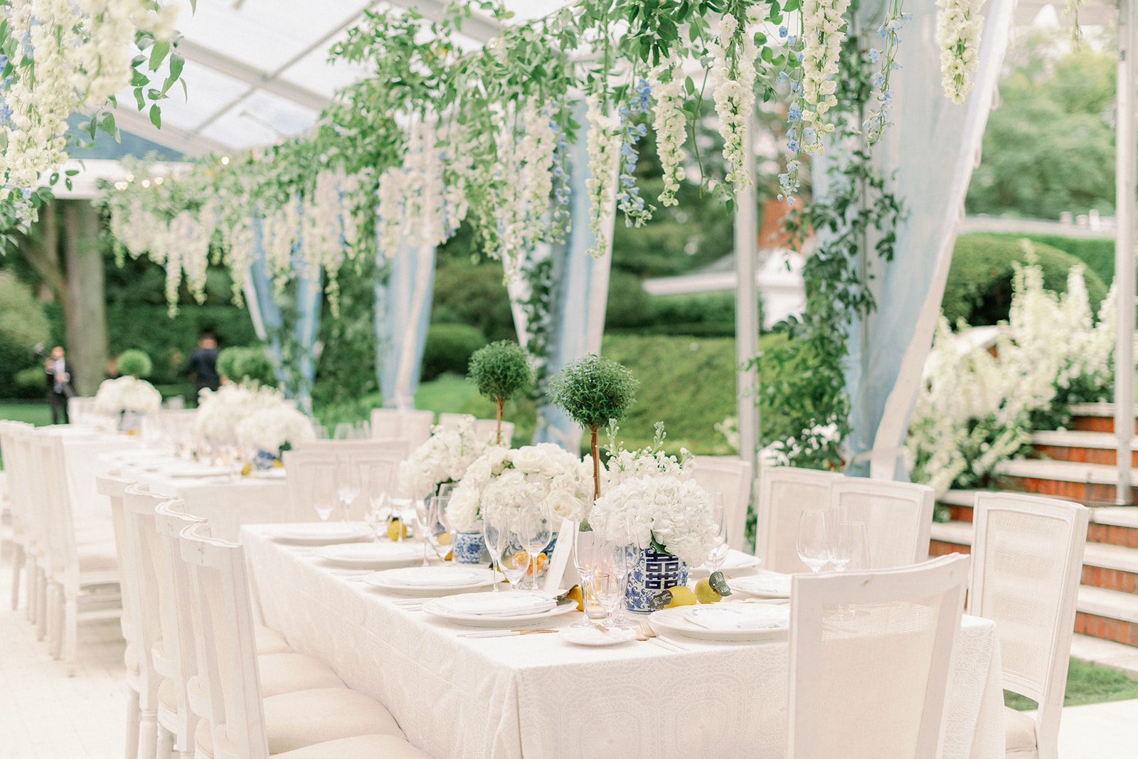Hanging Floral Tented Wedding | Life in Bloom