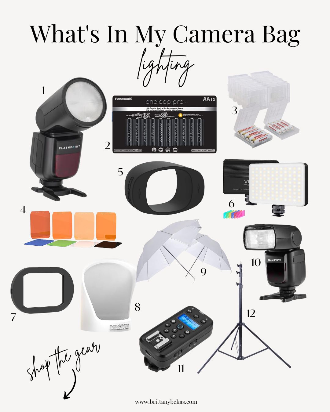Wedding Photography Gear Checklist Lighting