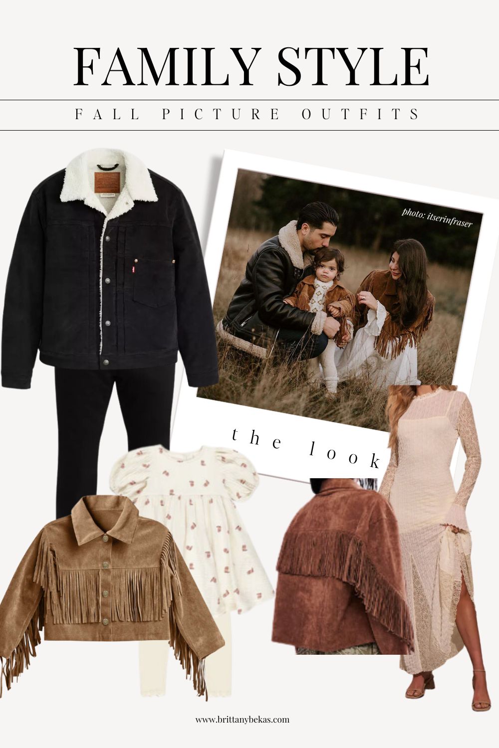 Boho Fall Family Photo Outfit Ideas