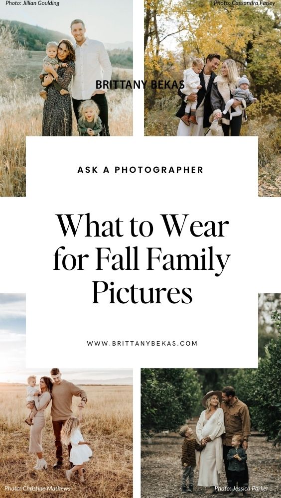 What to wear for fall family photos