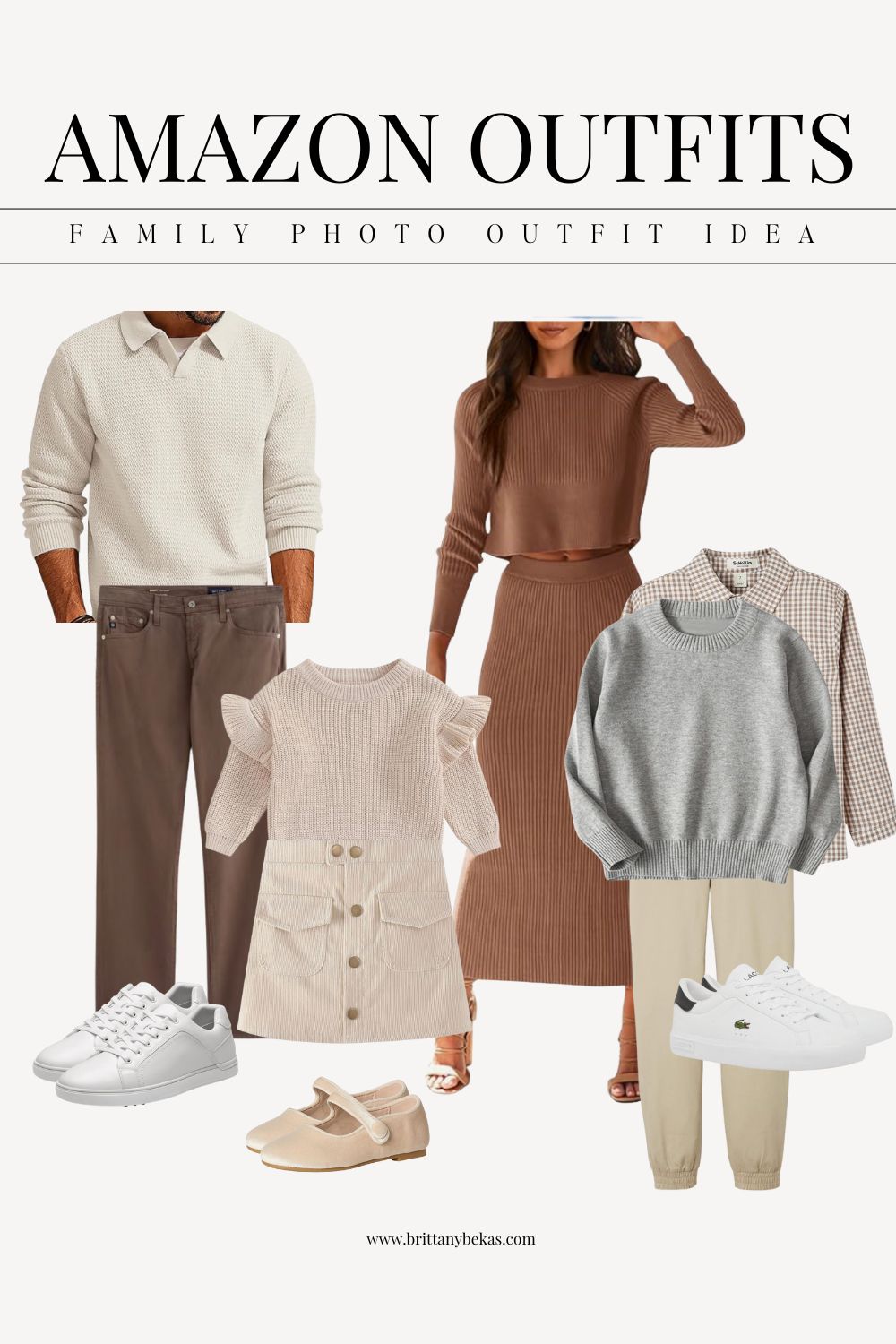 2025 Neutral Amazon Fall Family Photo Outfits