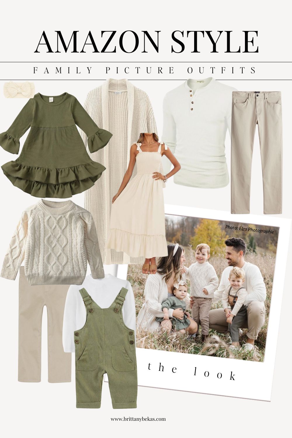 Neutral Amazon Family Photoshoot Outfits