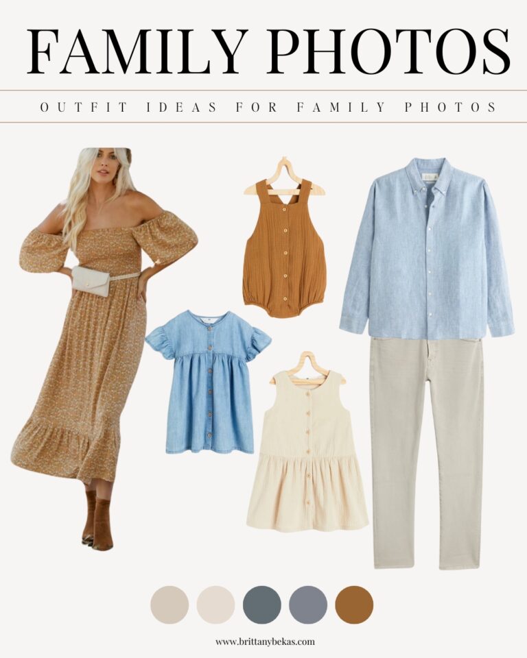 Neutral Family Photo Outfits | Brittany Bekas