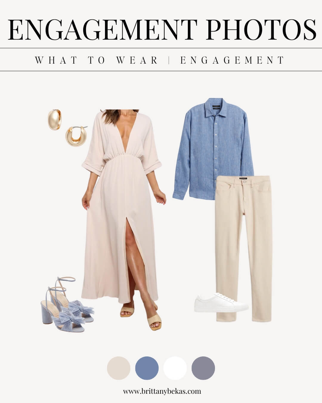 Engagement dress white
