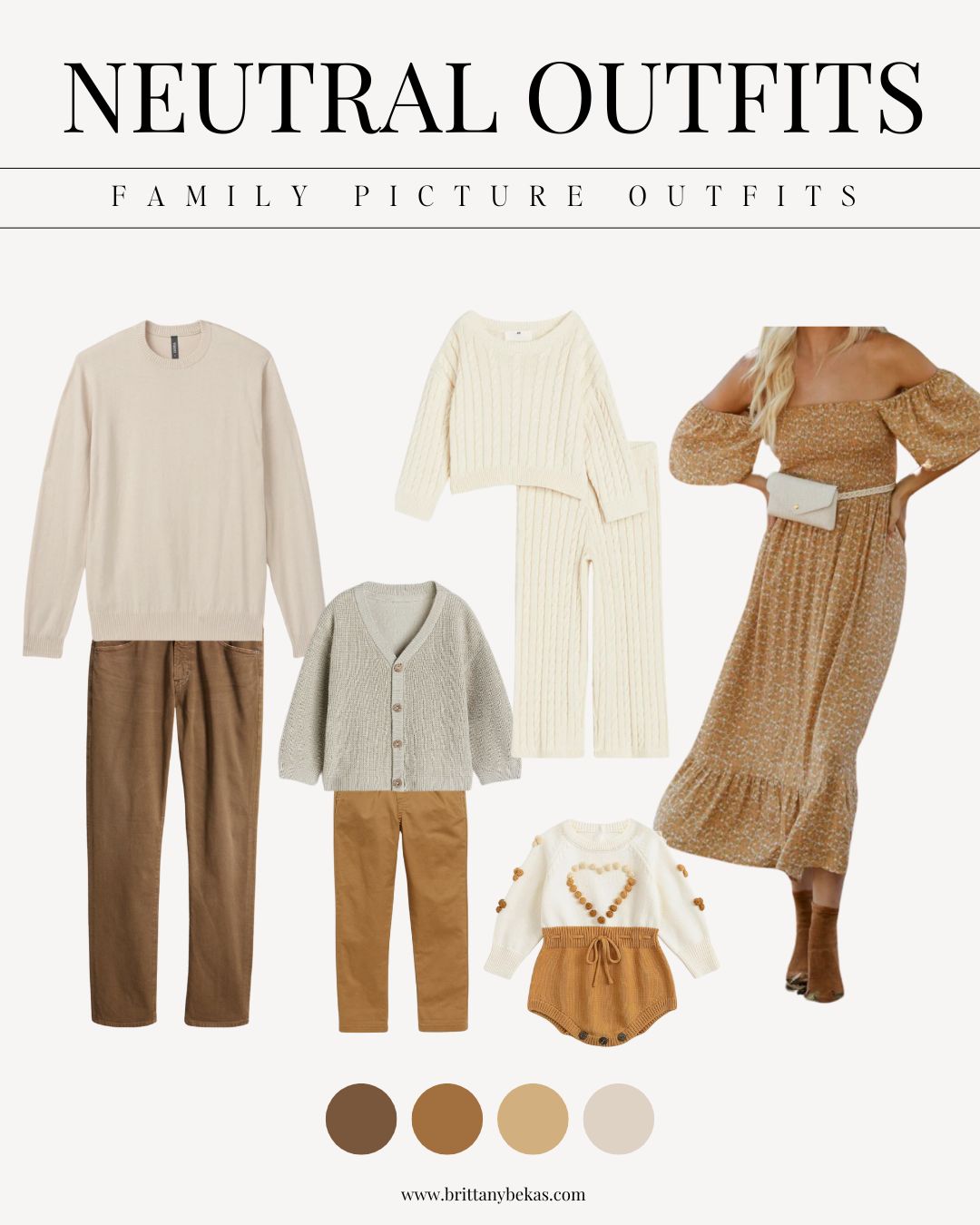Neutral Fall Family Picture Outfits - Brittany Bekas33