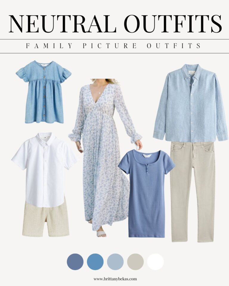 Neutral Family Photo Outfits | Brittany Bekas