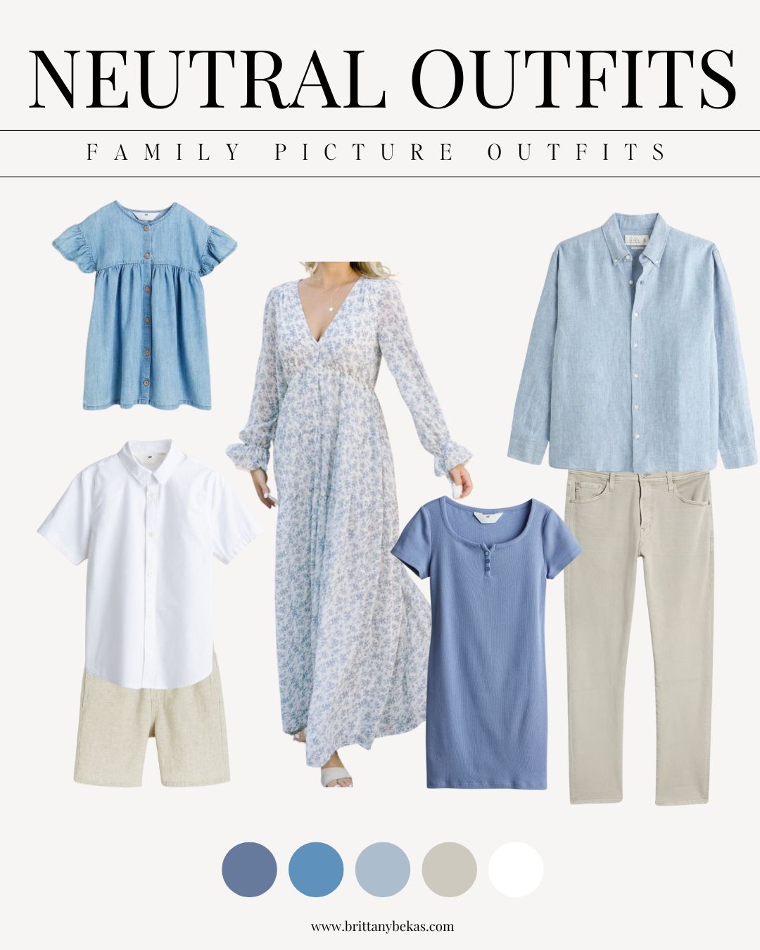 Neutral Family Picture Outfits - Brittany Bekas23