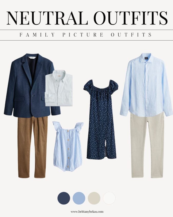Neutral Family Photo Outfits | Brittany Bekas
