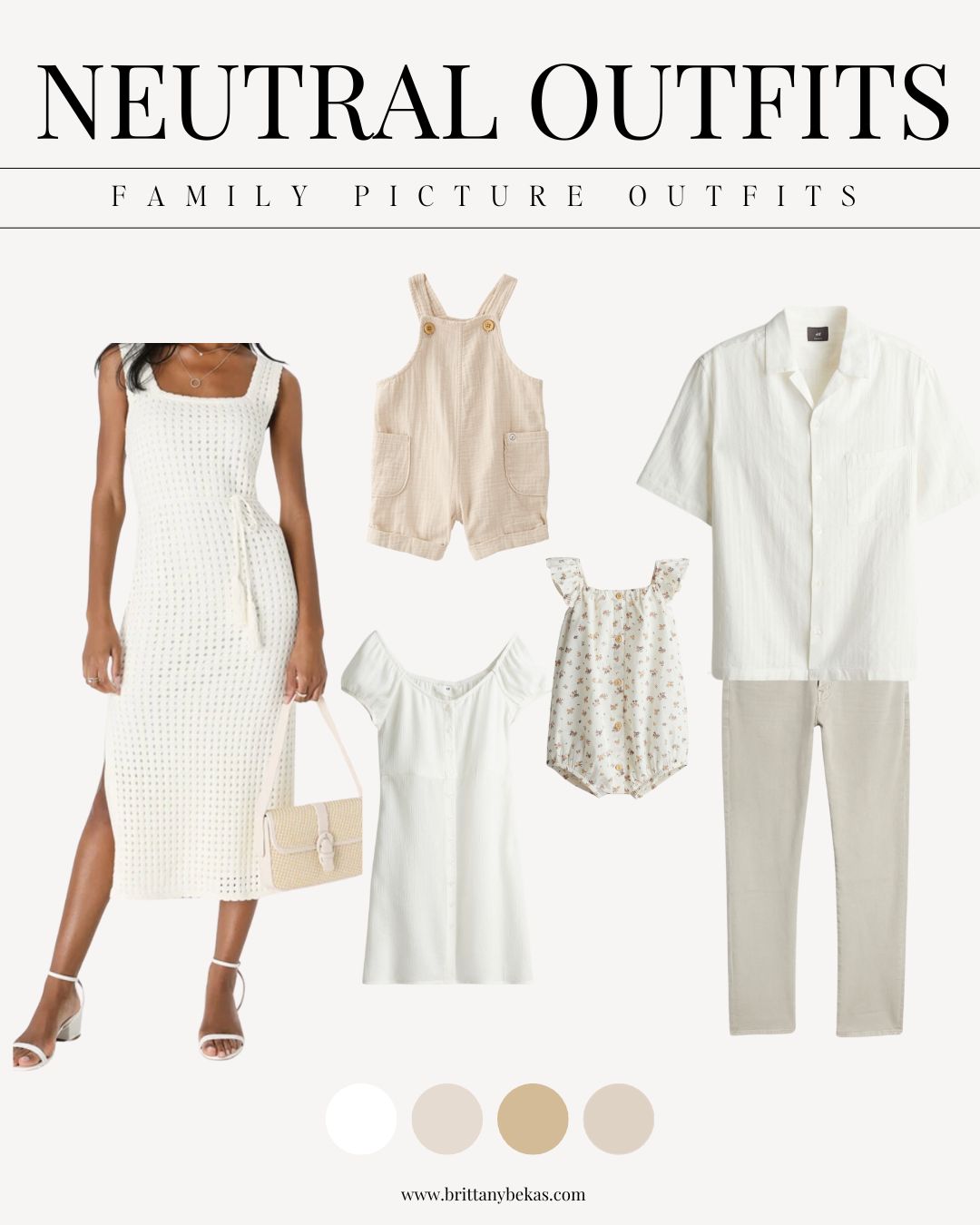 Neutral Summer Family Picture Outfits - Brittany Bekas36