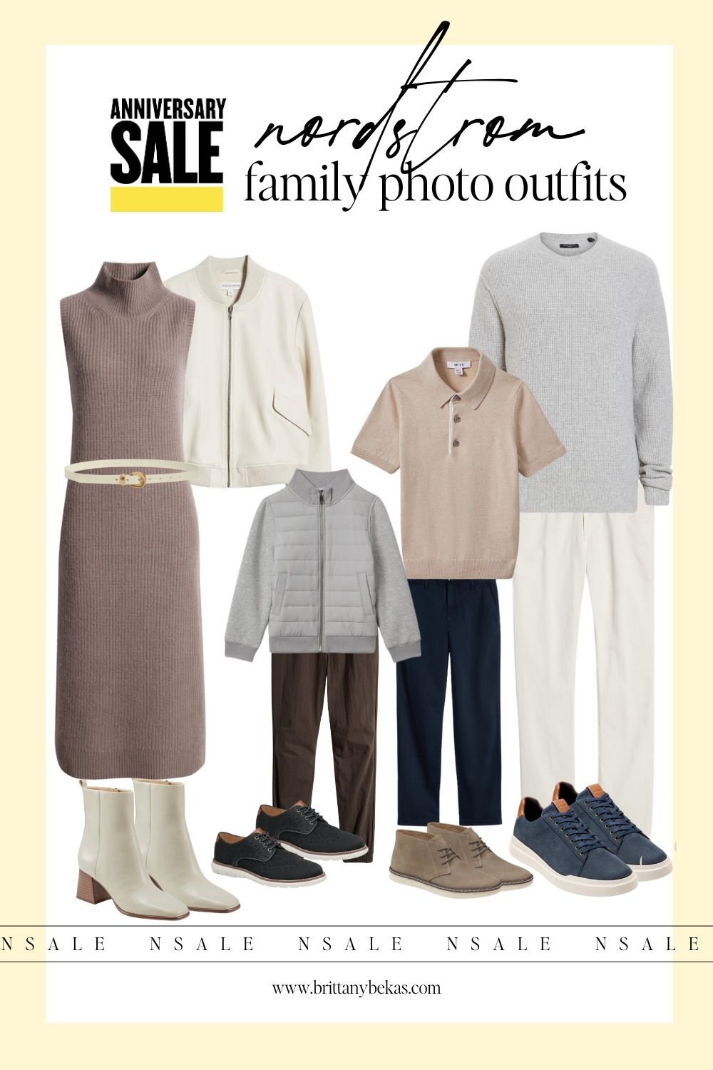 Nordstrom Anniversary Sale 2024 Neutral Family Photo Outfits