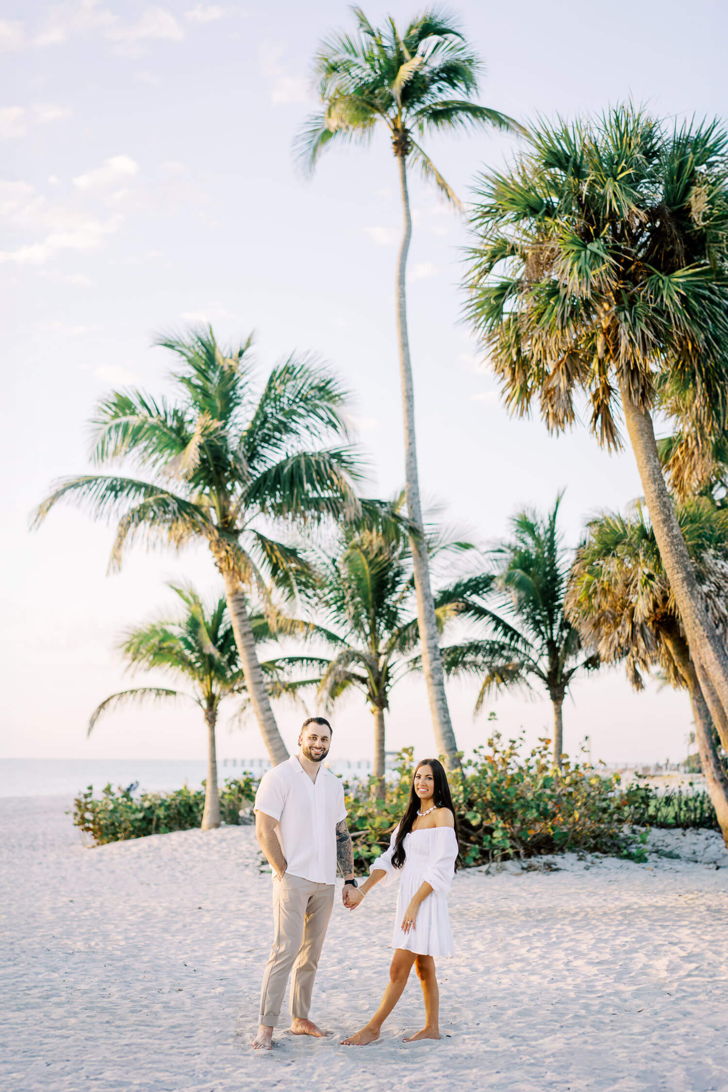 Palm Tree Engagement Photos
