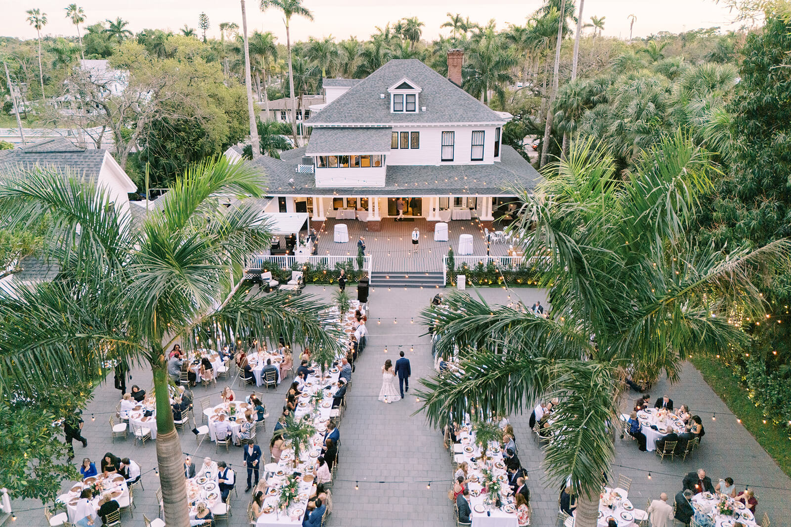 Heitman House Wedding Photos | Drone