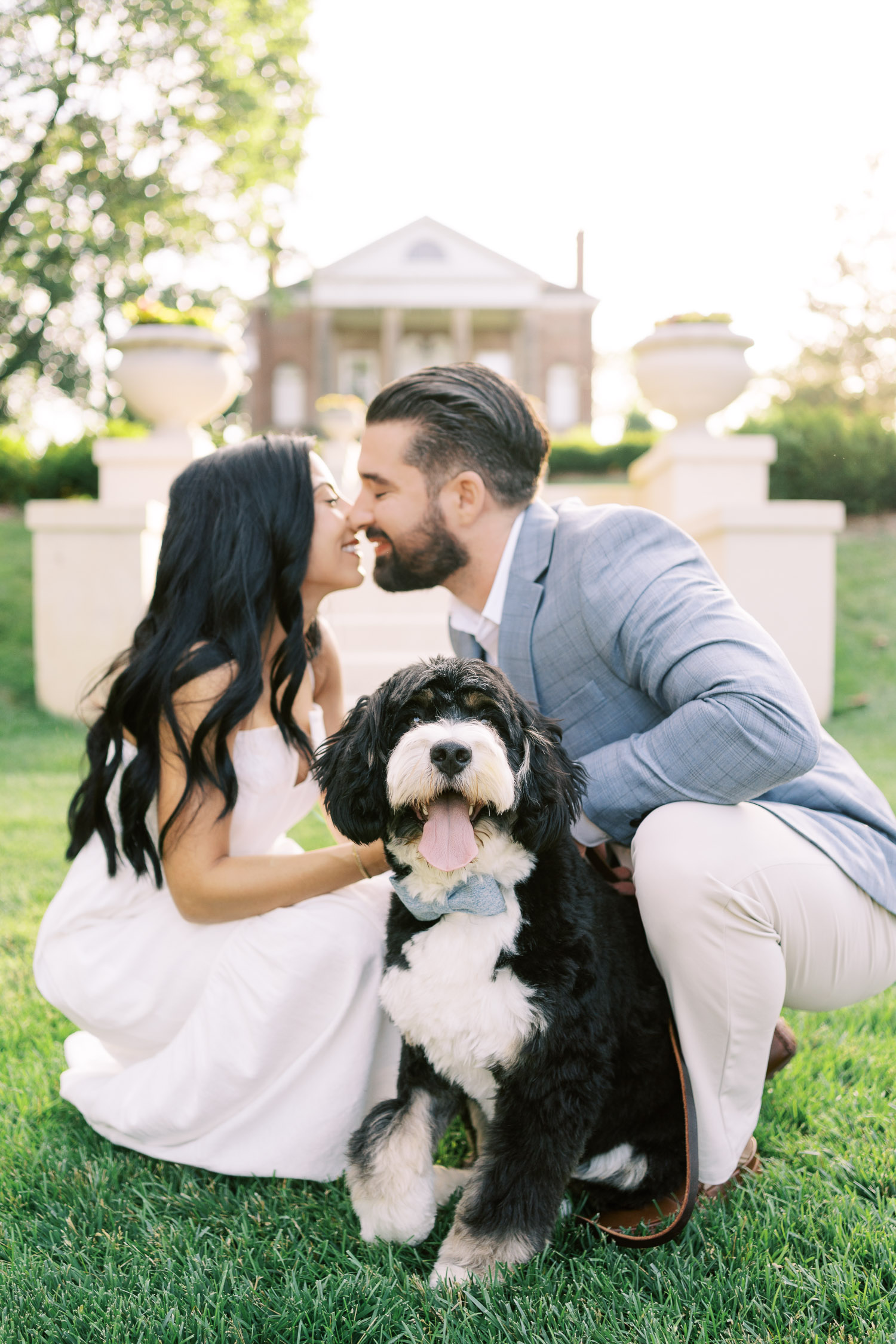 Chicago Engagement Photos with Dog
