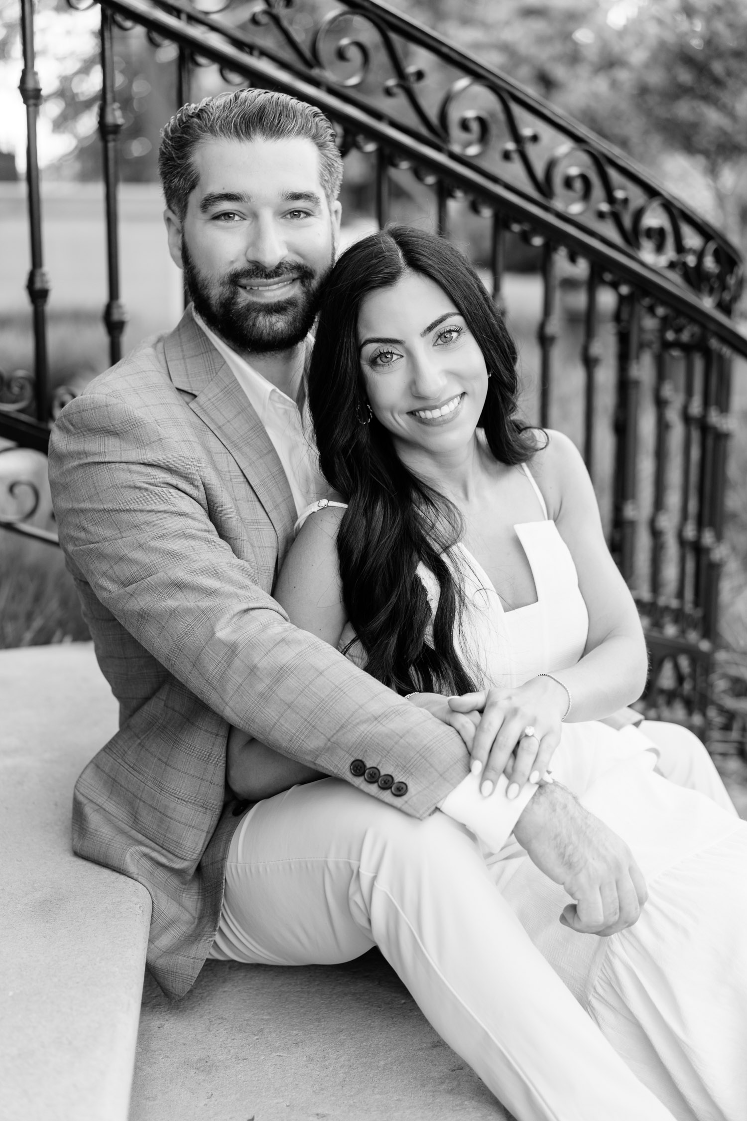 Engagement photo location in Wheaton IL