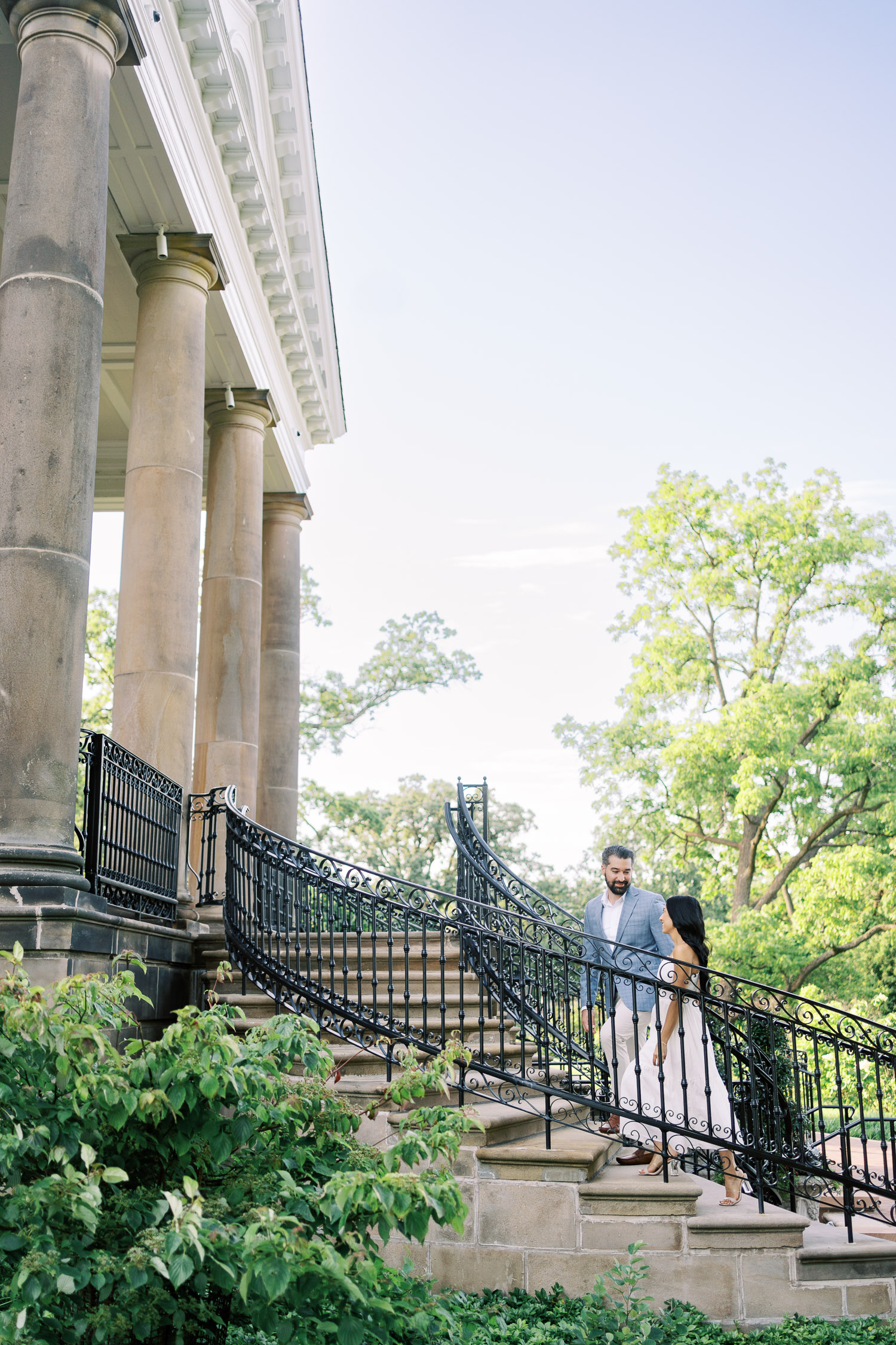 Summer cantigny park engagement session