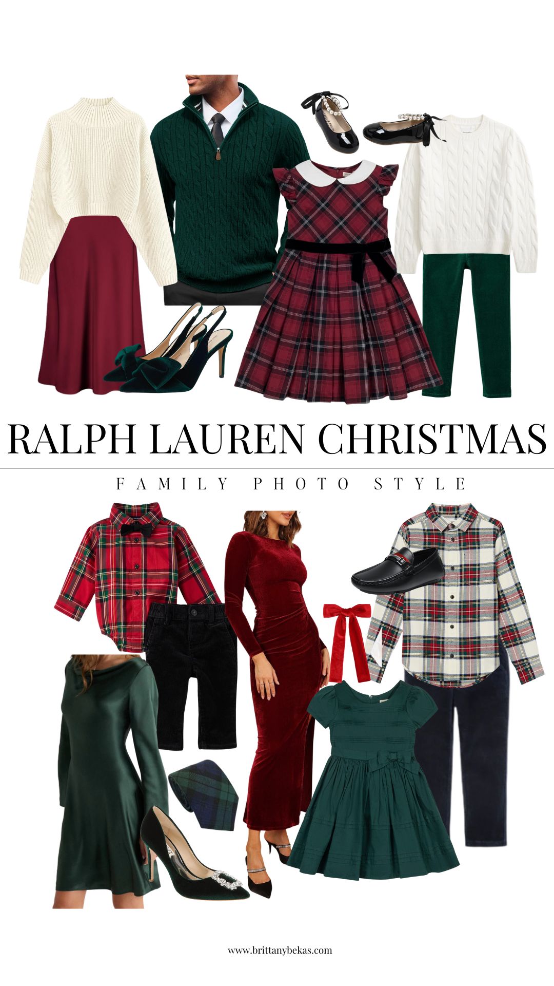 Ralph Lauren Christmas Family Picture Outfits
