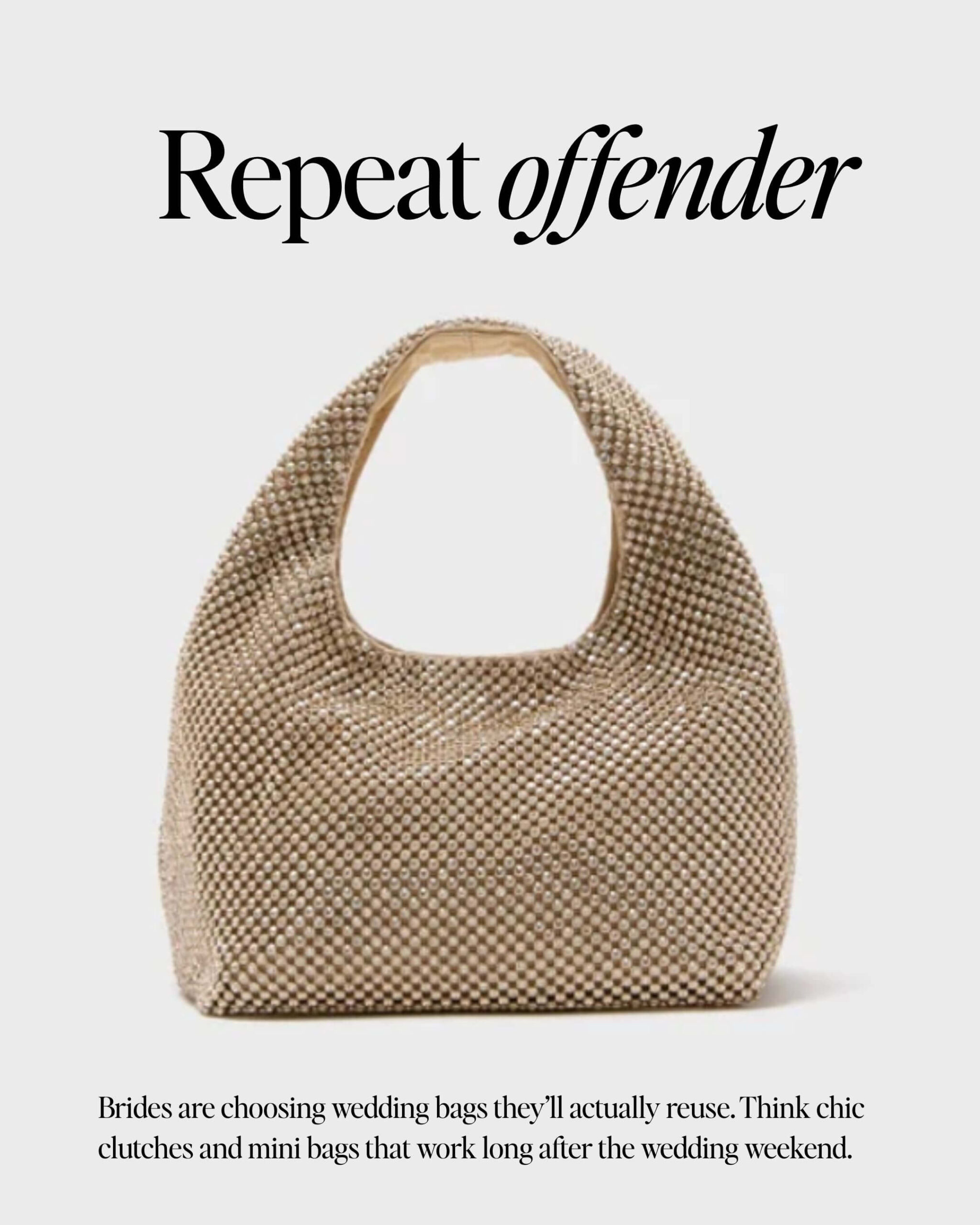 Bridal Trends 2026 -Rewearable Wedding Bags
