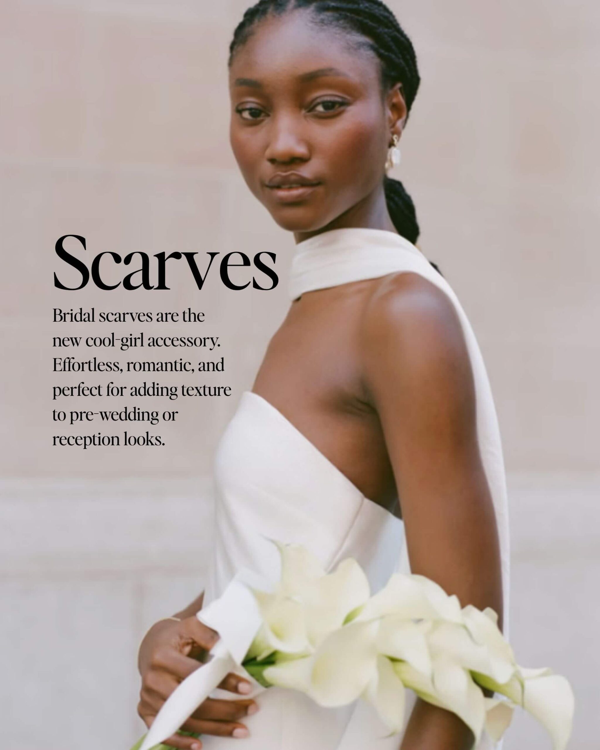 Bridal Trends 2026 - Bridal Scarves