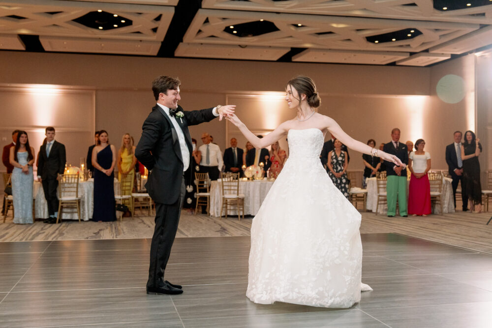 Bride and groom first dance at Ritz-Carlton Naples wedding