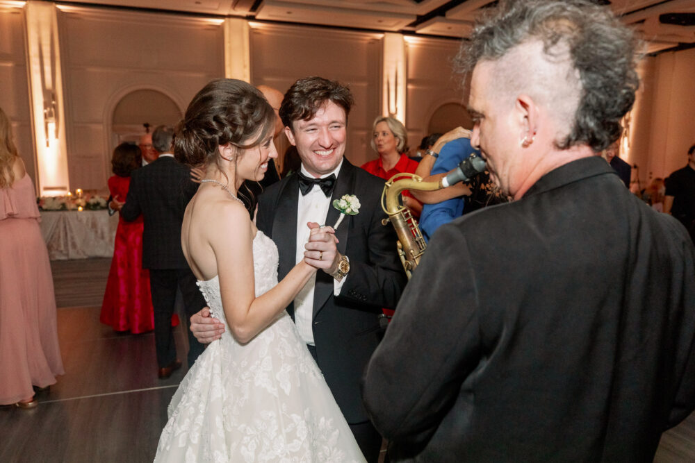 Dance floor at Ritz-Carlton Naples wedding reception