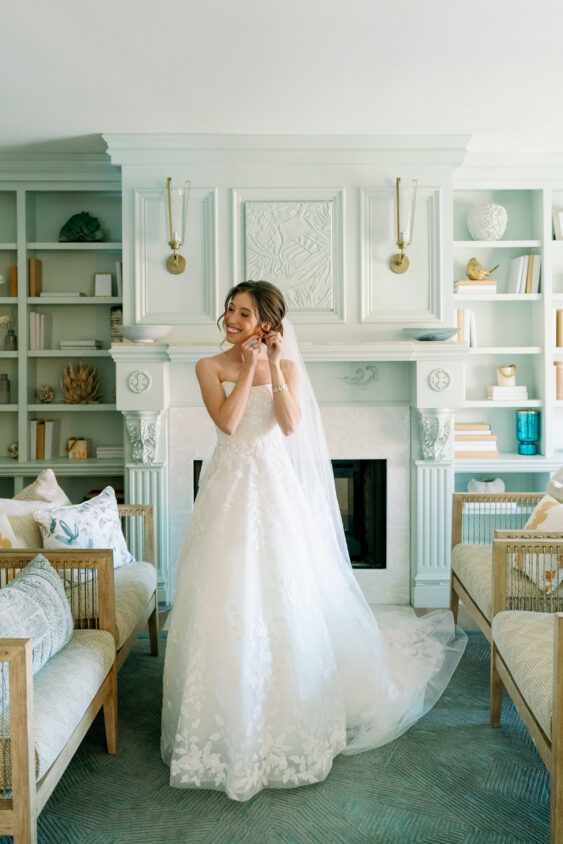 Elie Saab bridal gown at the Ritz Carlton Naples