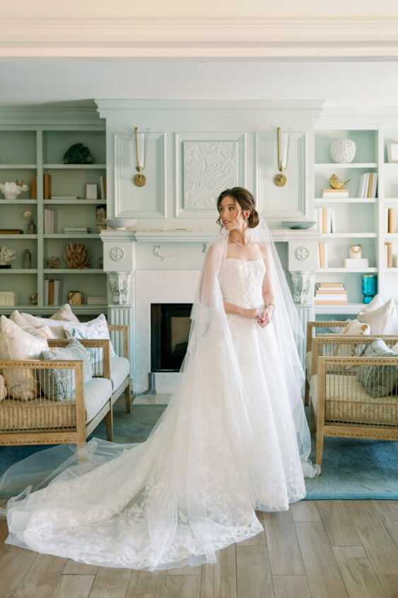 Elie Saab bridal gown at the Ritz Carlton Naples