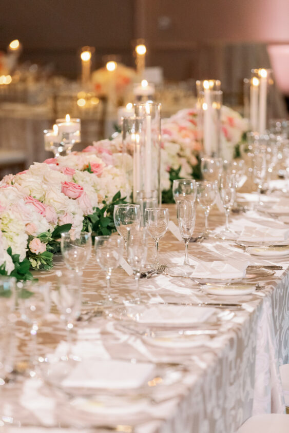 Wedding florals by Focus Floral at Ritz-Carlton Naples reception