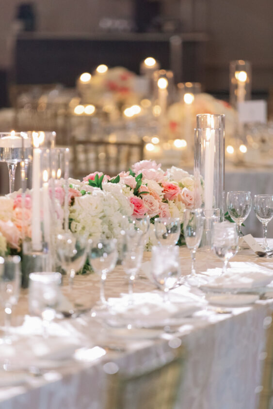 Wedding florals by Focus Floral at Ritz-Carlton Naples reception