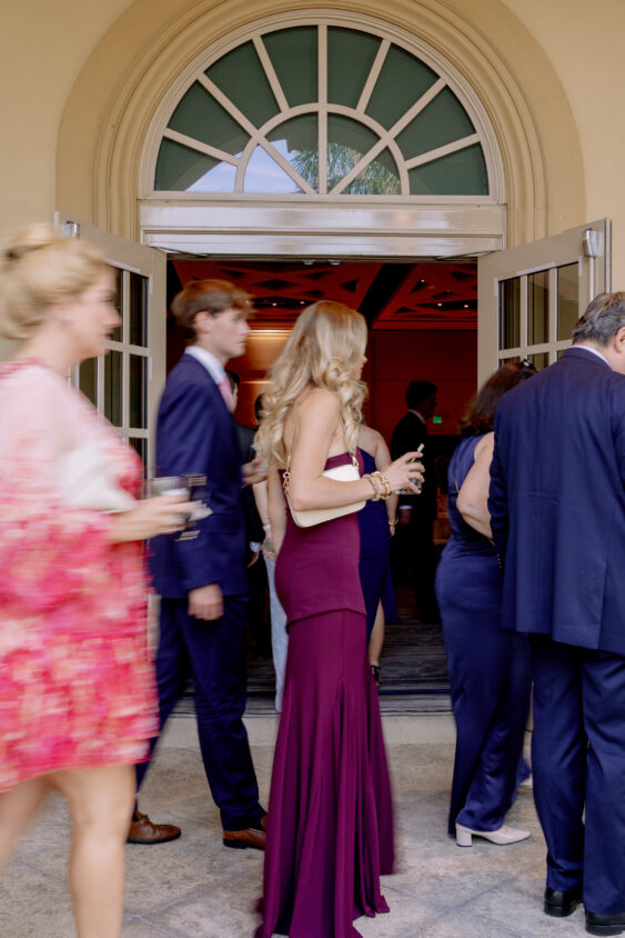 Guests celebrating at Ritz-Carlton Naples wedding reception